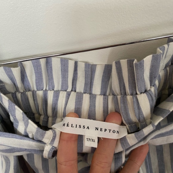 Melissa Nepton high waisted striped shorts XS - Picture 6 of 7